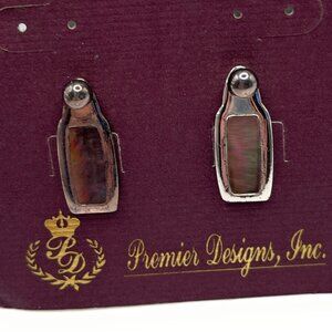 BERMUDA Retired Premier Designs Reversible earrings - 2005 Catalog